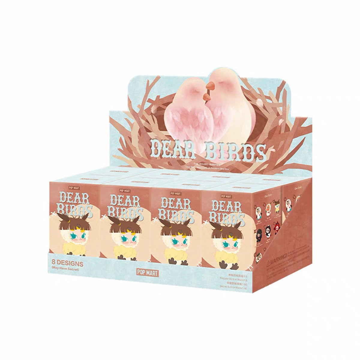 POP MART Dear Birds Plush Pendant Series Blind Box 100% Authentic