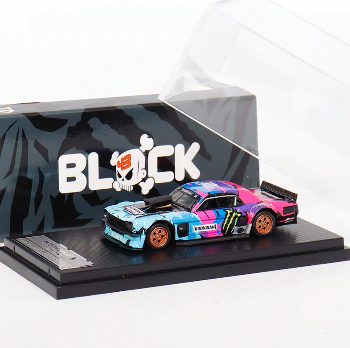 Street Warrior 1:64 Mustang Hoonicorn RTR Alloy car model