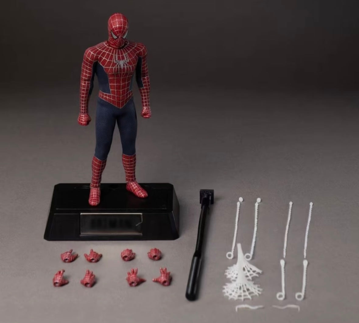 Welike Toys Spider-Man Web Slinger Red & Black Action Figure 1/12
