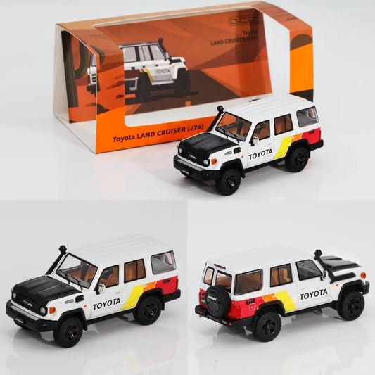 1/64 Toyota LandCruiser LC70 (J76) TRD livery Limited to 600 units.