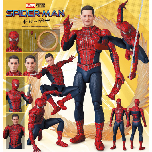 Medicom Toy MAFEX No. 241 Spider-Man: No Way Home Friendly Neighborhood Spider-Man Action Figure (100% Authentic)
