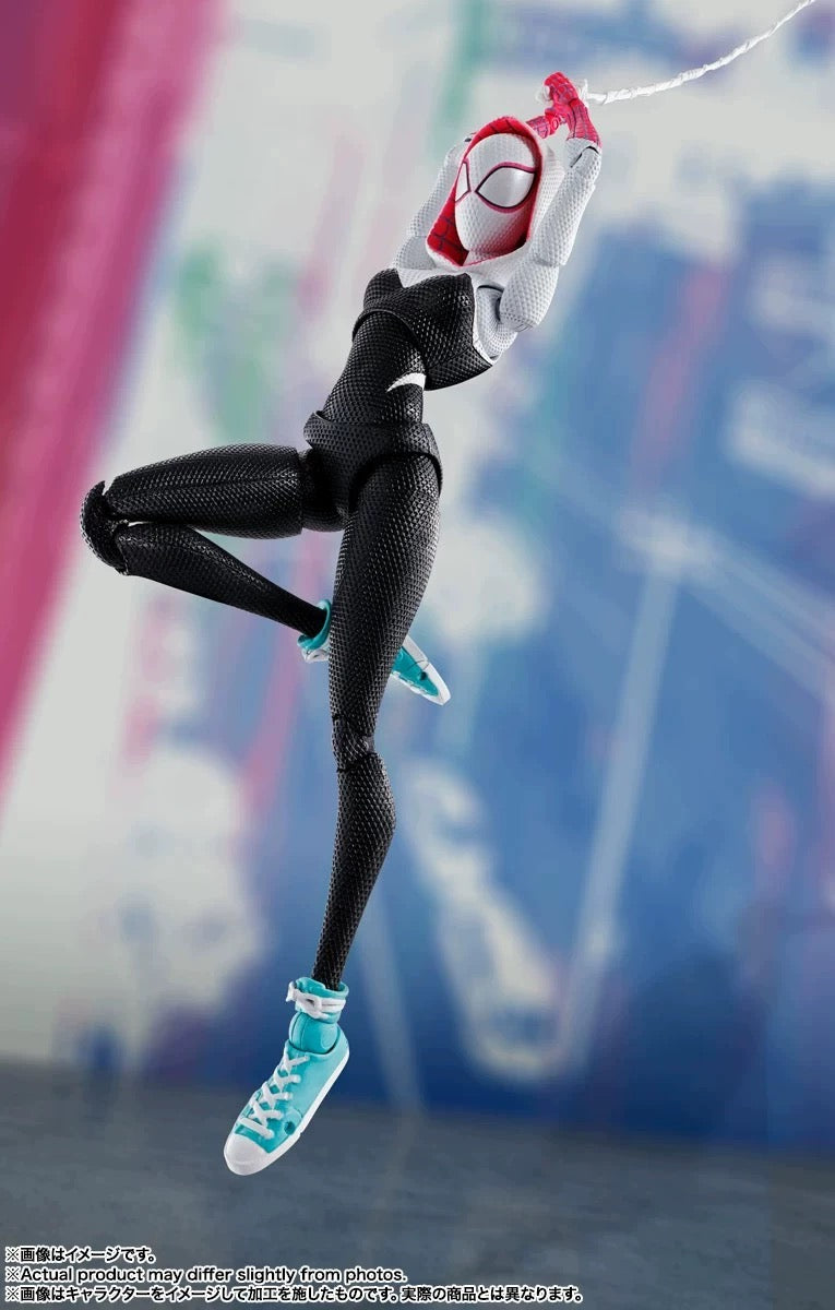 SHF Spider Man Across The Spider-Verse Spider-Gwen Stacy Action Figure