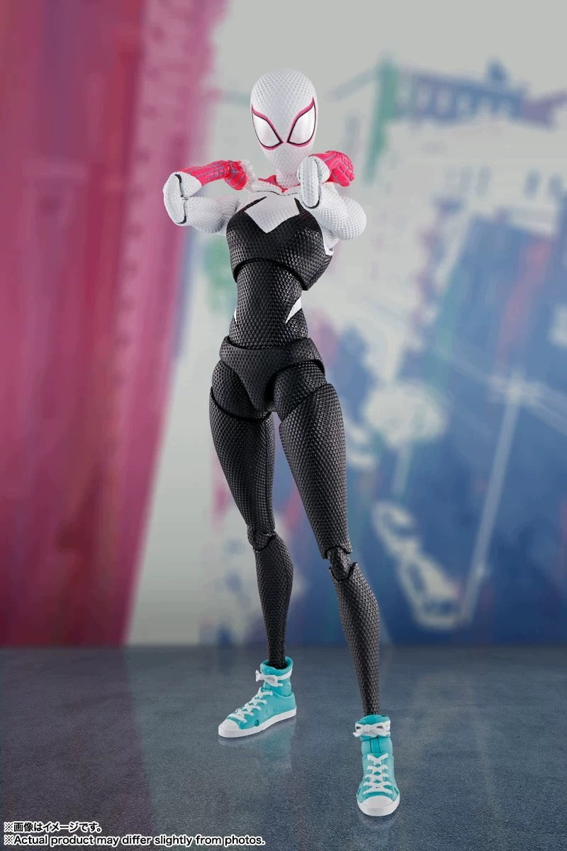 SHF Spider Man Across The Spider-Verse Spider-Gwen Stacy Action Figure