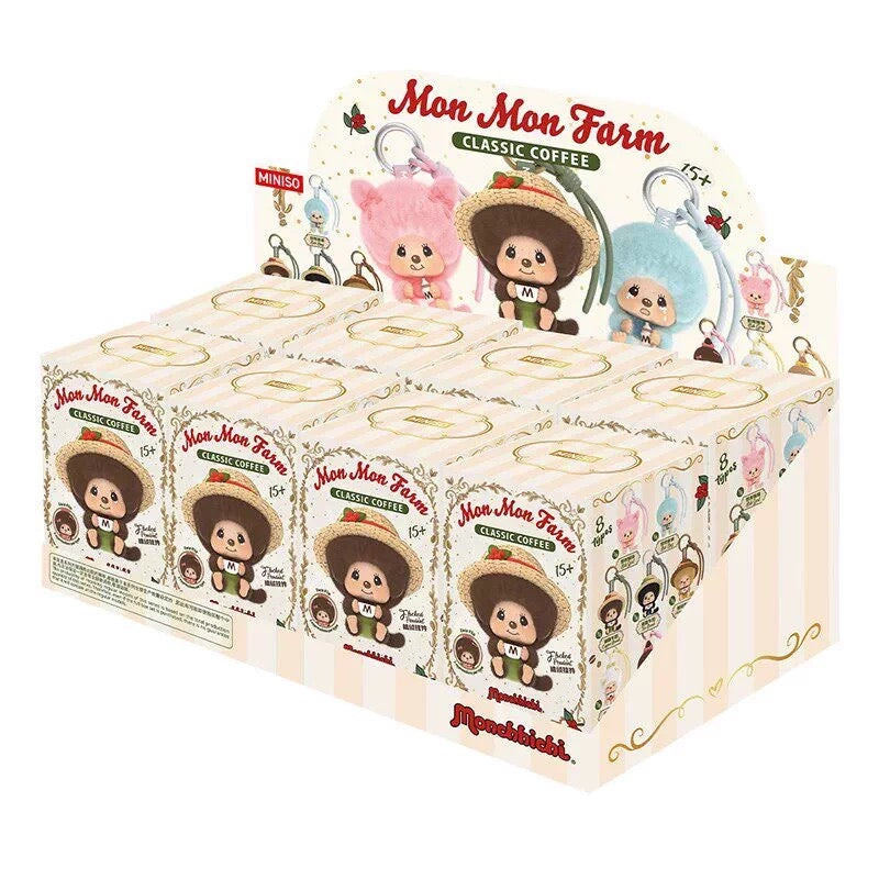 MINISO x Monchhichi Classic Coffee Series Blind Box 100% authentic