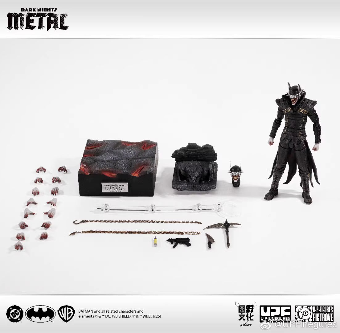 U-P-Finegures LPZZ Dark Nights: Metal/ The Batman Who Laughs- 1/12 Action Figure (Pre-Order)