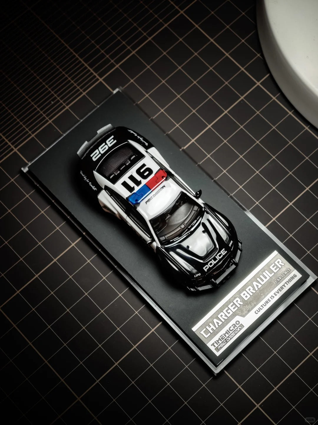 TimeMicro X PSC DESIGN 1:64 ”Charger "Brawler" LSPD