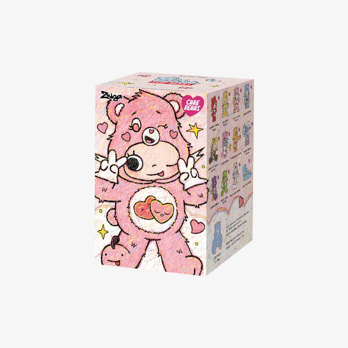 Pop Mart Zsiga x Care Bears Series Love-A-Lot Bear - 100% Authentic