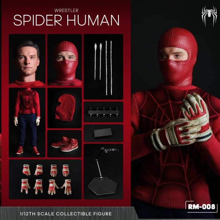 Remad Custom RM008 1/12 Spider Human Wrestler Spider Man