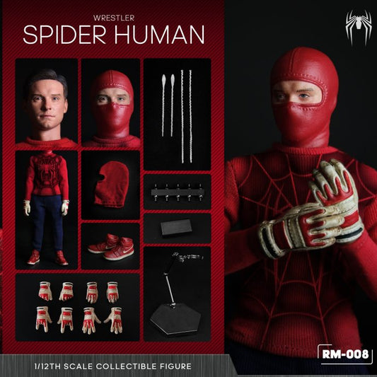 Remad Custom RM008 1/12 Spider Human Wrestler Spider Man