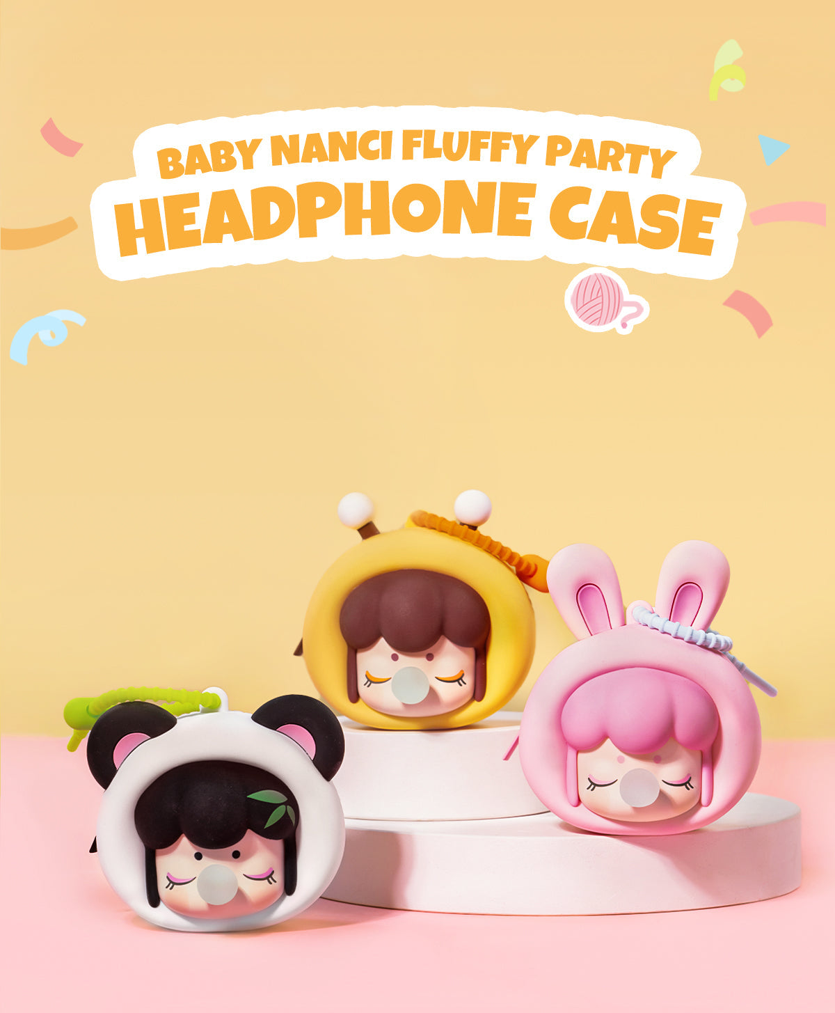 Rolife Baby Nanci Fluffy Party Headphone Case