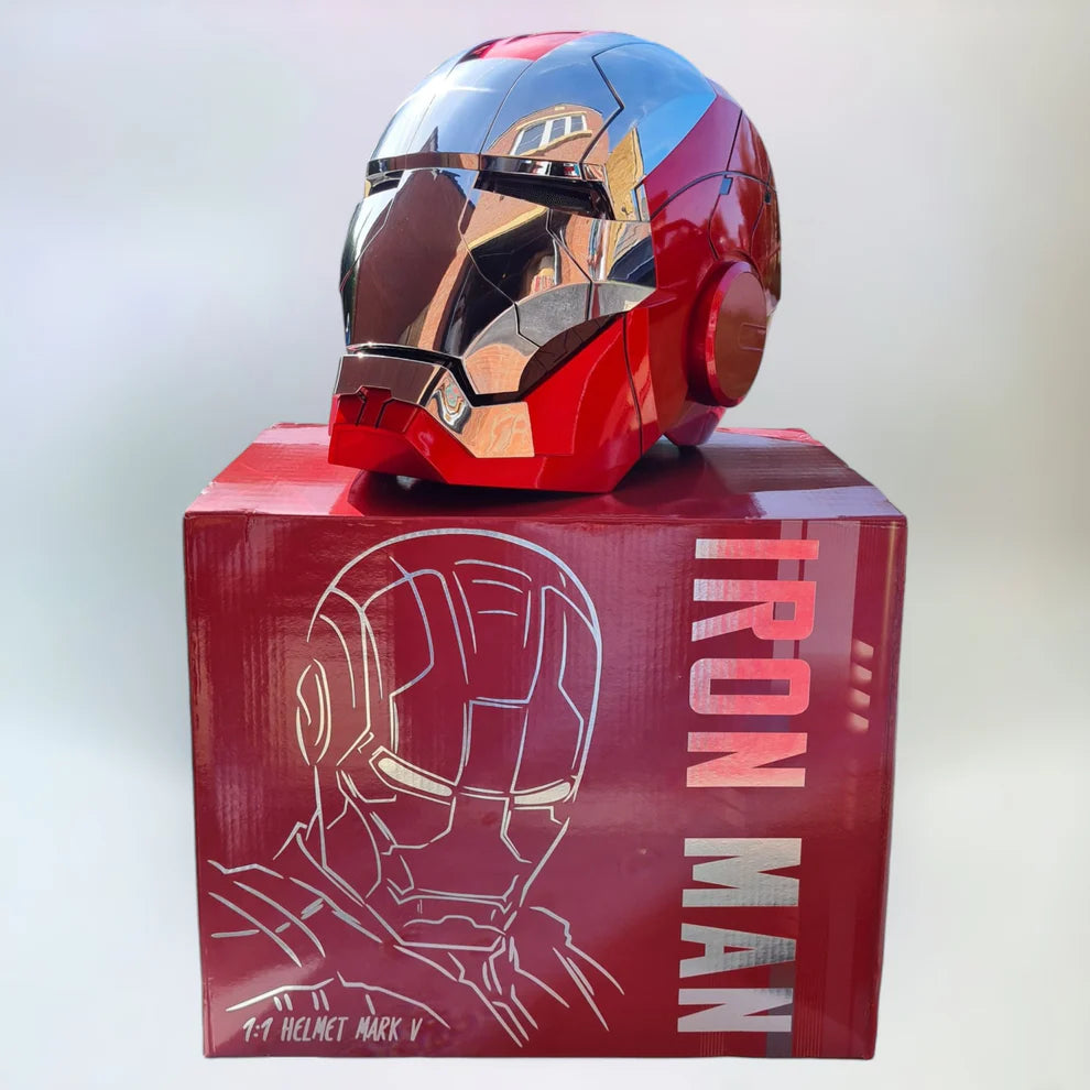 Iron Man Helmet Price In China Iron Man MK5 Helmet 1:1 With Voice Remote And Touch Controls Iron Man Helmet Price In China Iron Man MK5 Helmet 1:1 With Voice Remote And Touch Controls