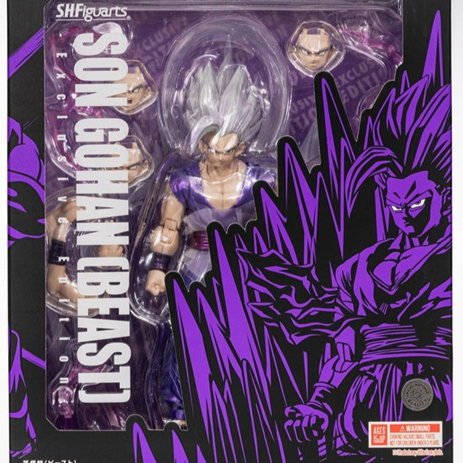Son Gohan (Beast) SDCC Exclusive S.H. Figuarts | Bandai Tamashii Nations | Dragon Ball Super: Super Hero.