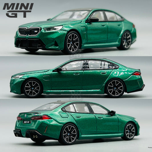 Mini GT 1:64 BMW M5 (G90) Isle of Man Green Metallic MGT01086-R