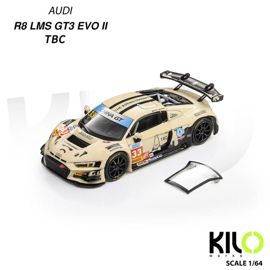 Limited Preorder The Boring Concept TBC x KILO Audi R8 GT3 EVO II scale model 1/64