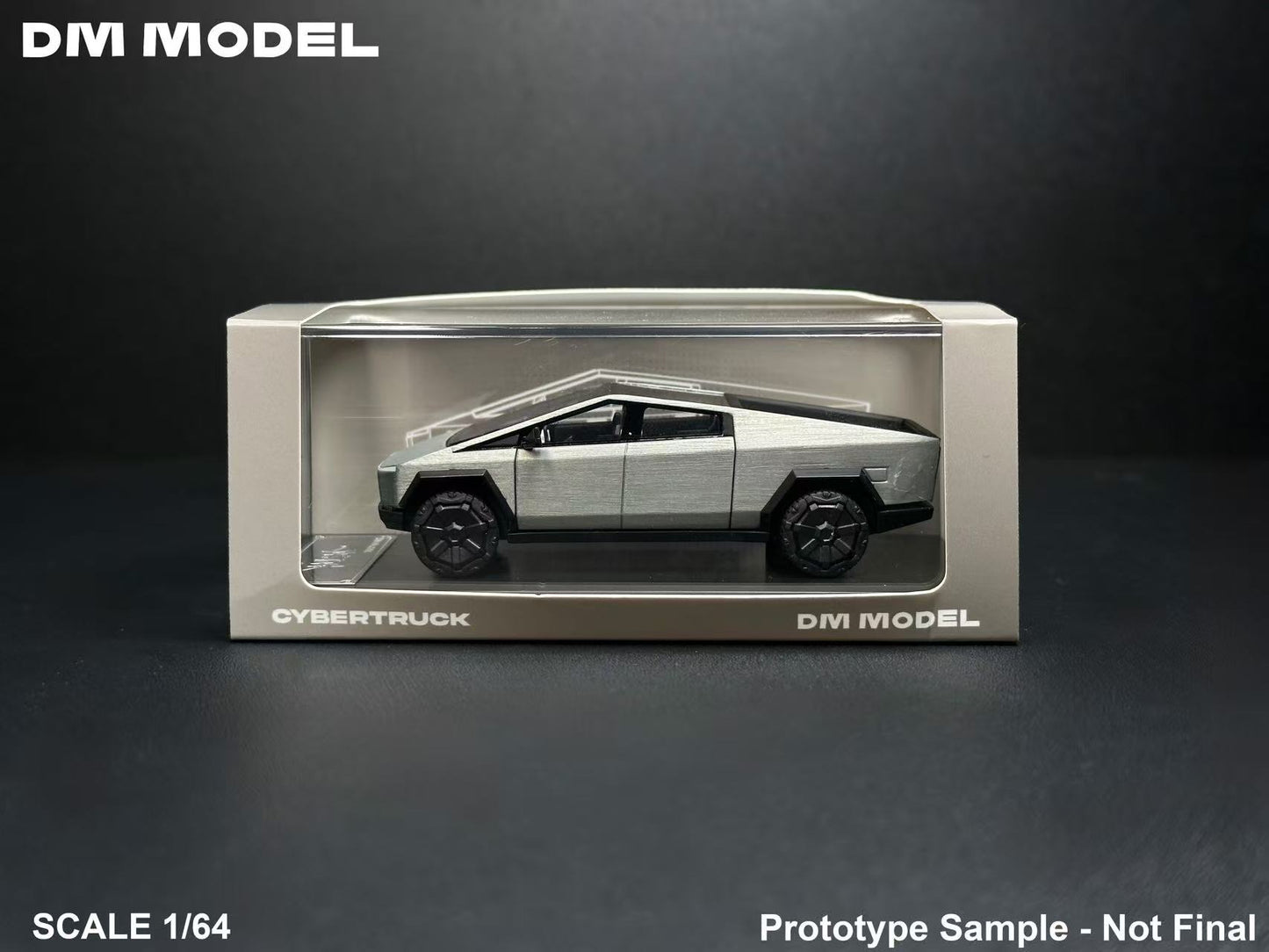 Preorder DM Model Tesla Cybertruck  Camper Van and CyberQuad Alloy 1:64