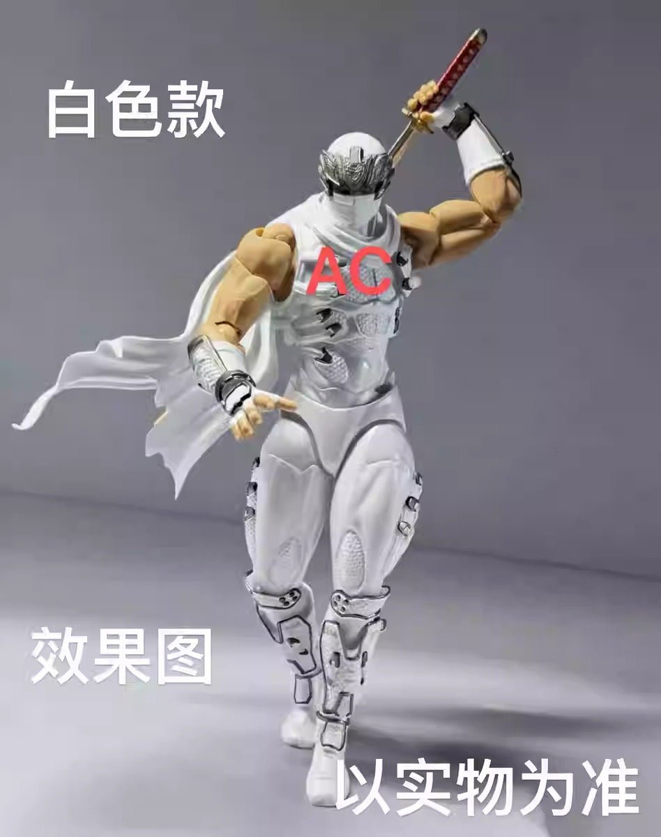 AC Toys Amazing Ninja Gaiden Ryu Hayabusa Figure White - Inaboxstore