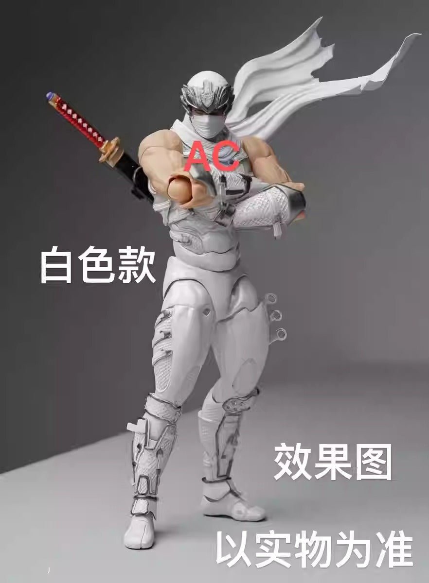 AC Toys Amazing Ninja Gaiden Ryu Hayabusa Figure White - Inaboxstore
