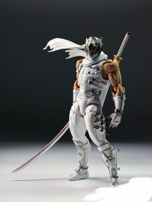 AC Toys Amazing Ninja Gaiden Ryu Hayabusa Figure White - Inaboxstore