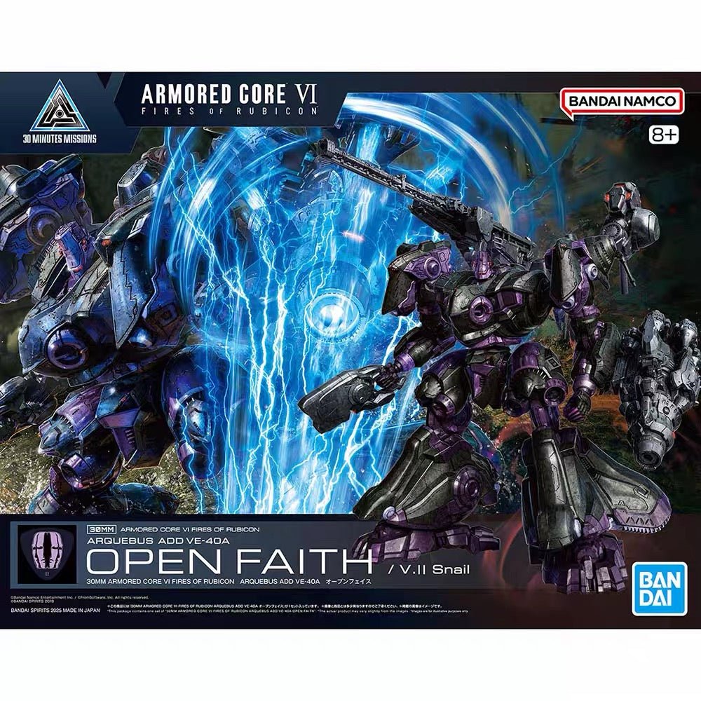 Bandai Armored Core VI – Fires of Rubicon / OPENFAITH Model Kit (30MM) - Inaboxstore