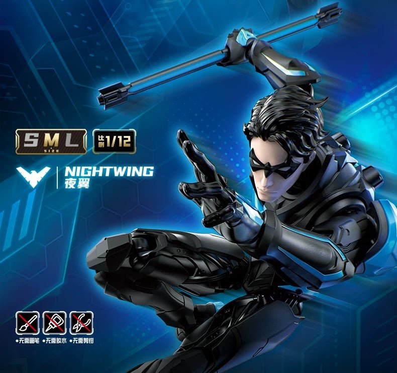 Blokees Champion Class: Nightwing Model Kit - Inaboxstore