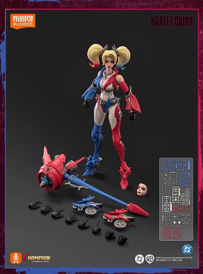 Blokees DC Champion Class 04: Harley Quinn Model Kit - Inaboxstore