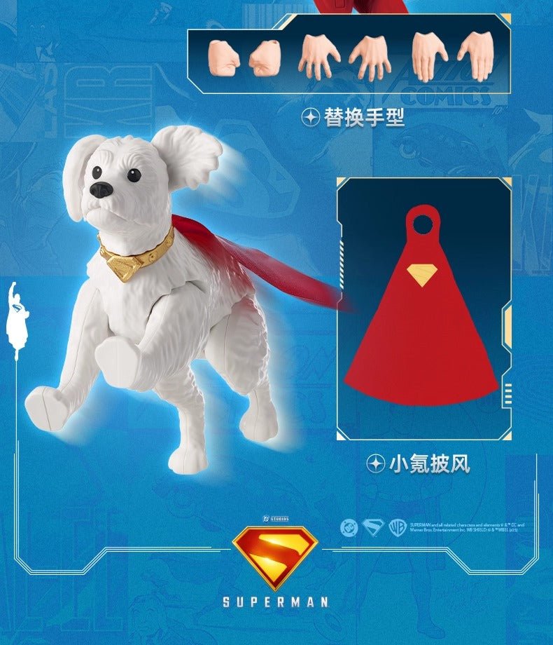 Blokees DC Hero Champion Class Superman Superman & Krypto the Superdog - Inaboxstore