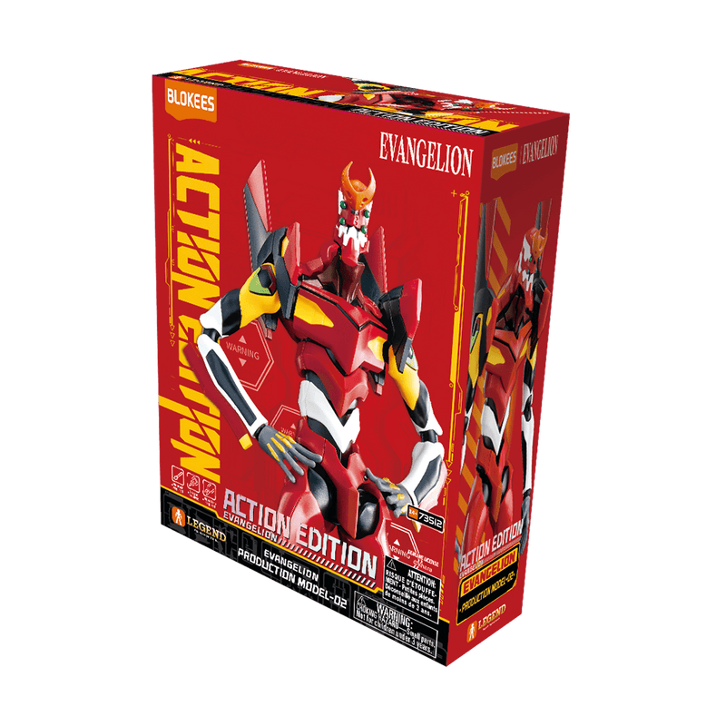 Blokees Evangelion Model Kit Action Edition EVA - 02 - Inaboxstore