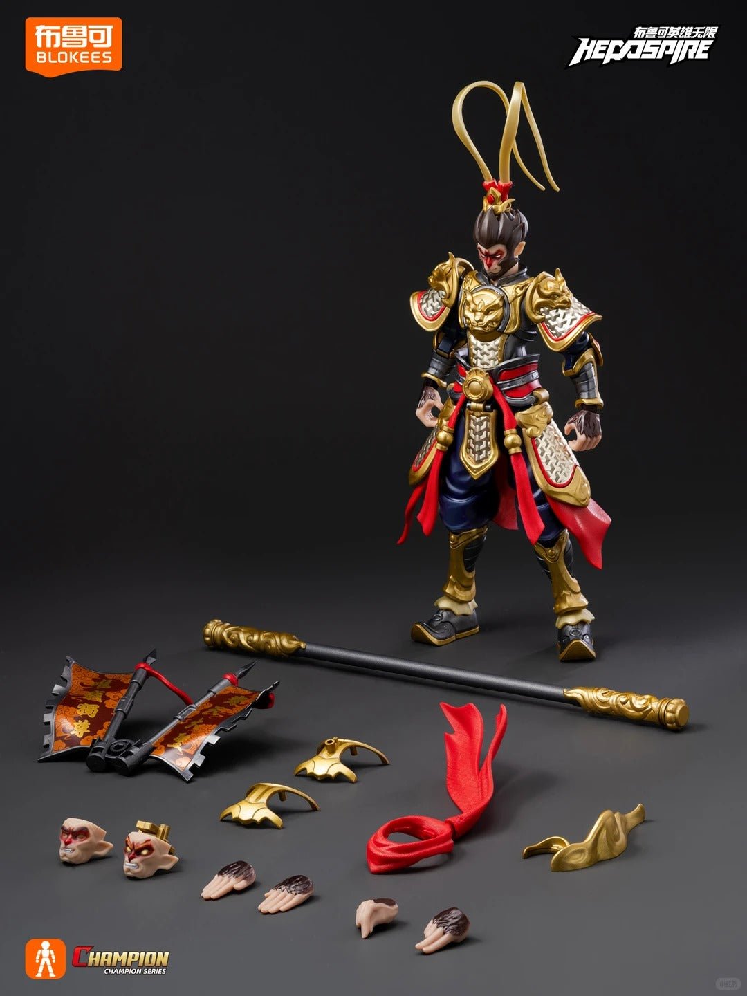 Blokees Herospire Champion Series: Sun Wukong model kit - Inaboxstore