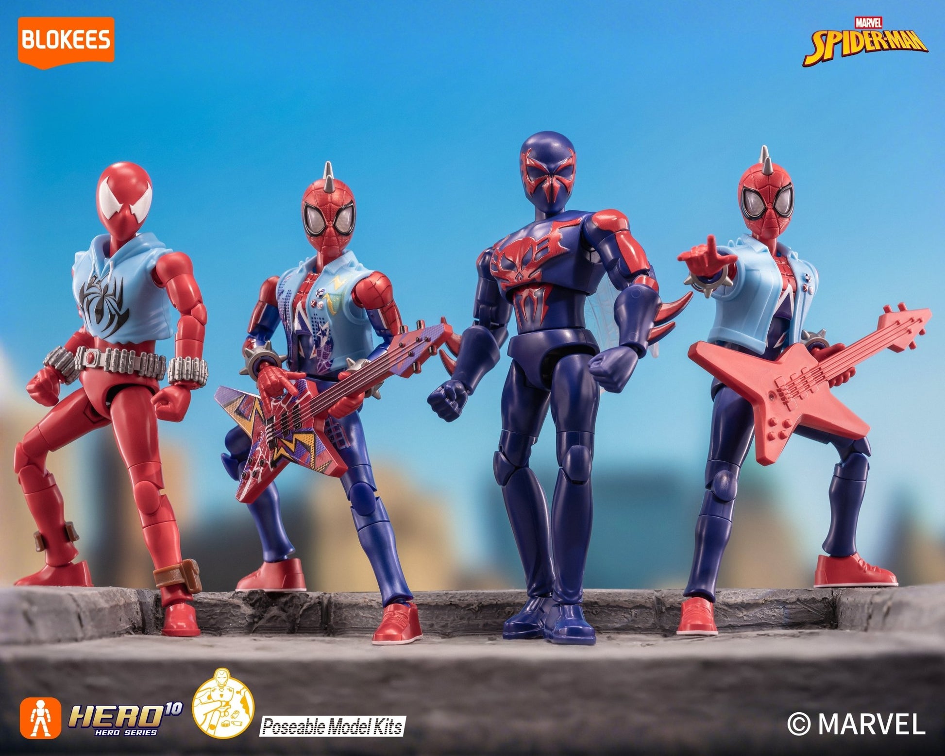 Blokees Marvel Heroes Galaxy Version 06 – Spider - Verse - Inaboxstore