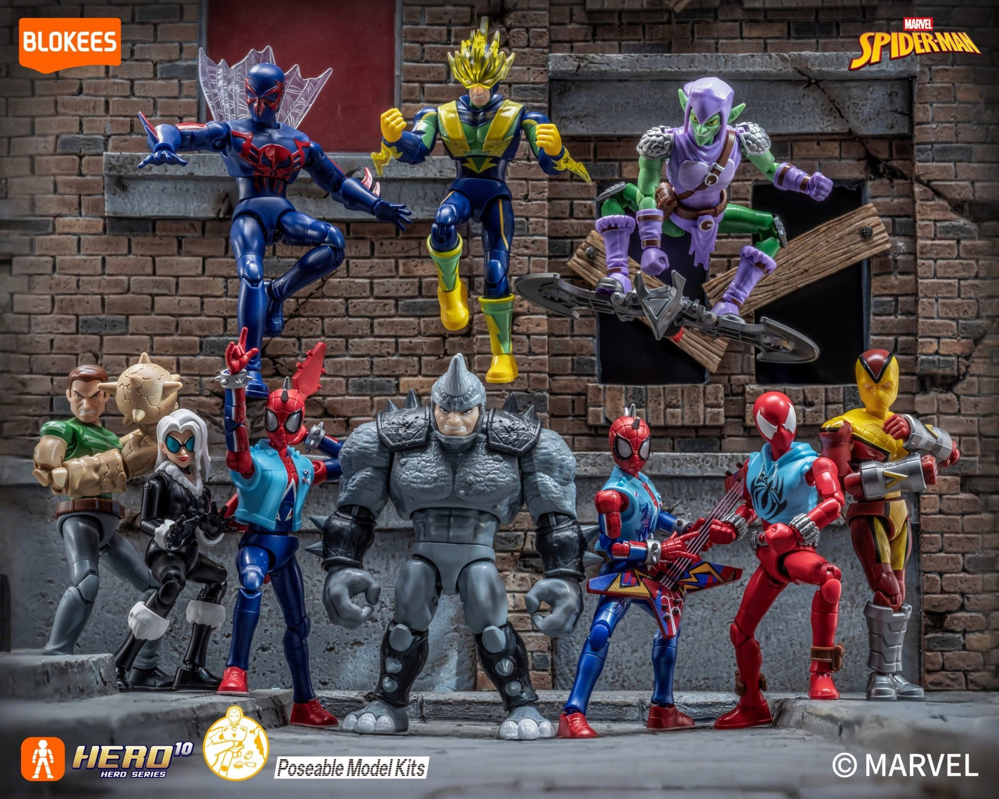 Blokees Marvel Heroes Galaxy Version 06 – Spider - Verse - Inaboxstore