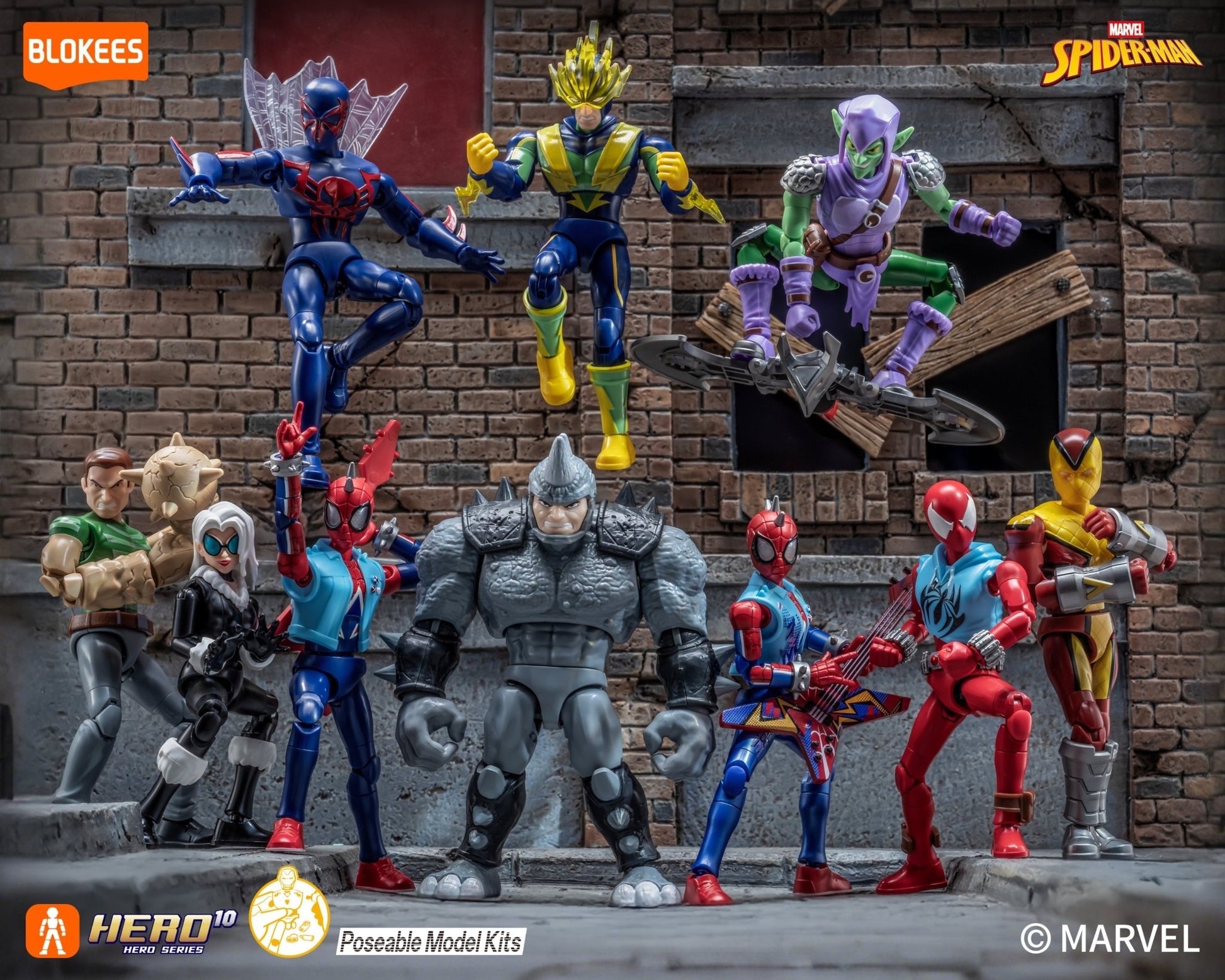 Blokees Marvel Heroes Galaxy Version 06 – Spider - Verse - Inaboxstore
