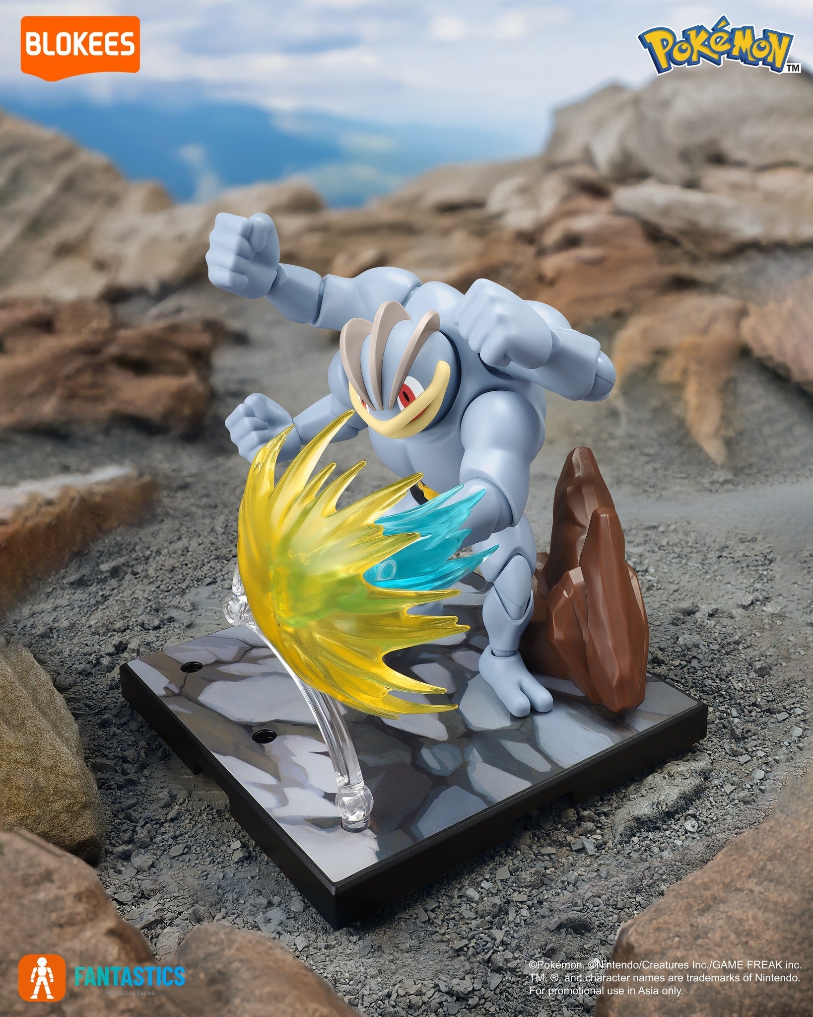 Blokees Pokémon Fantastics Series Machamp - Inaboxstore