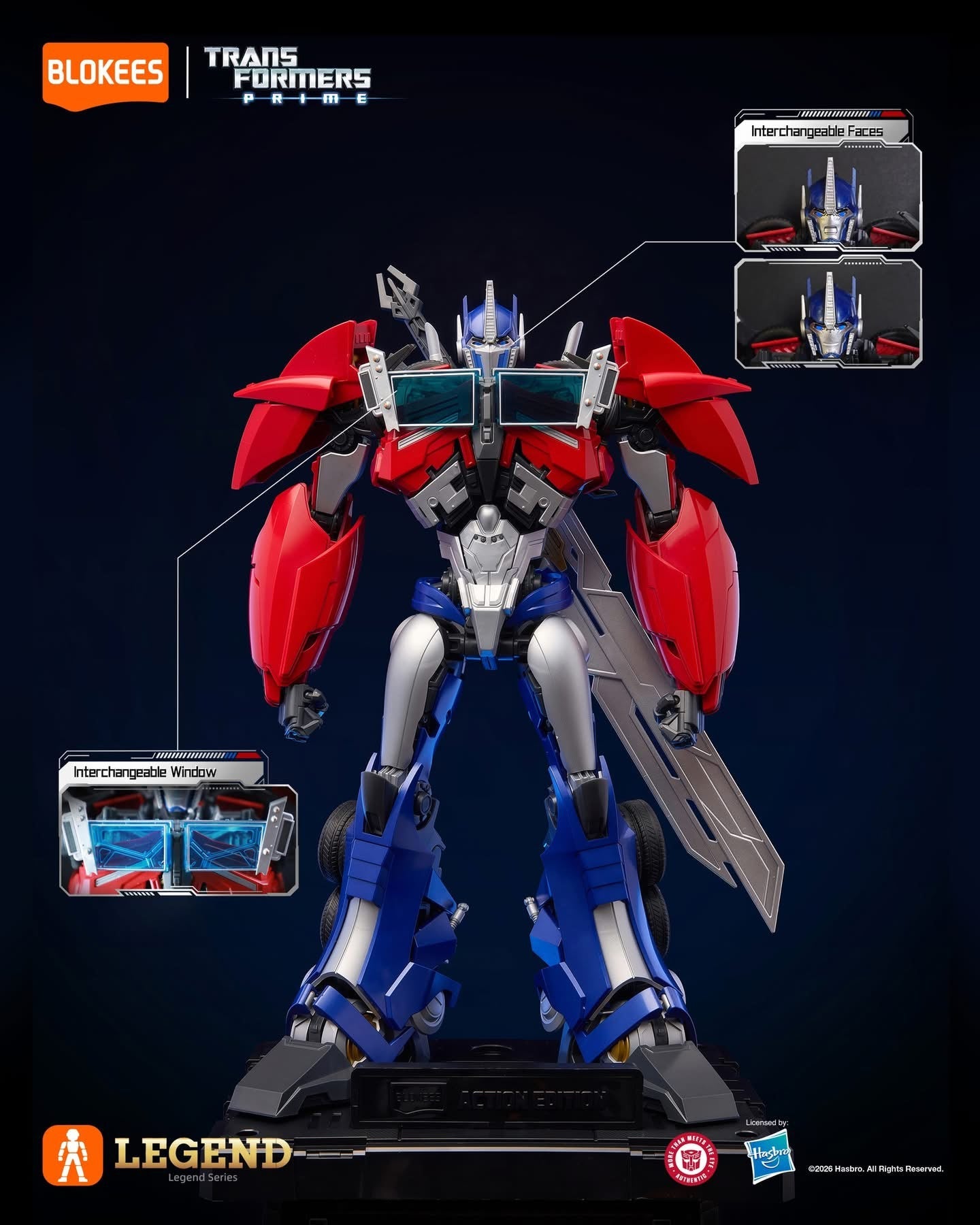 Blokees Transformers Action Edition 06 Optimus Prime Model Kit - Inaboxstore