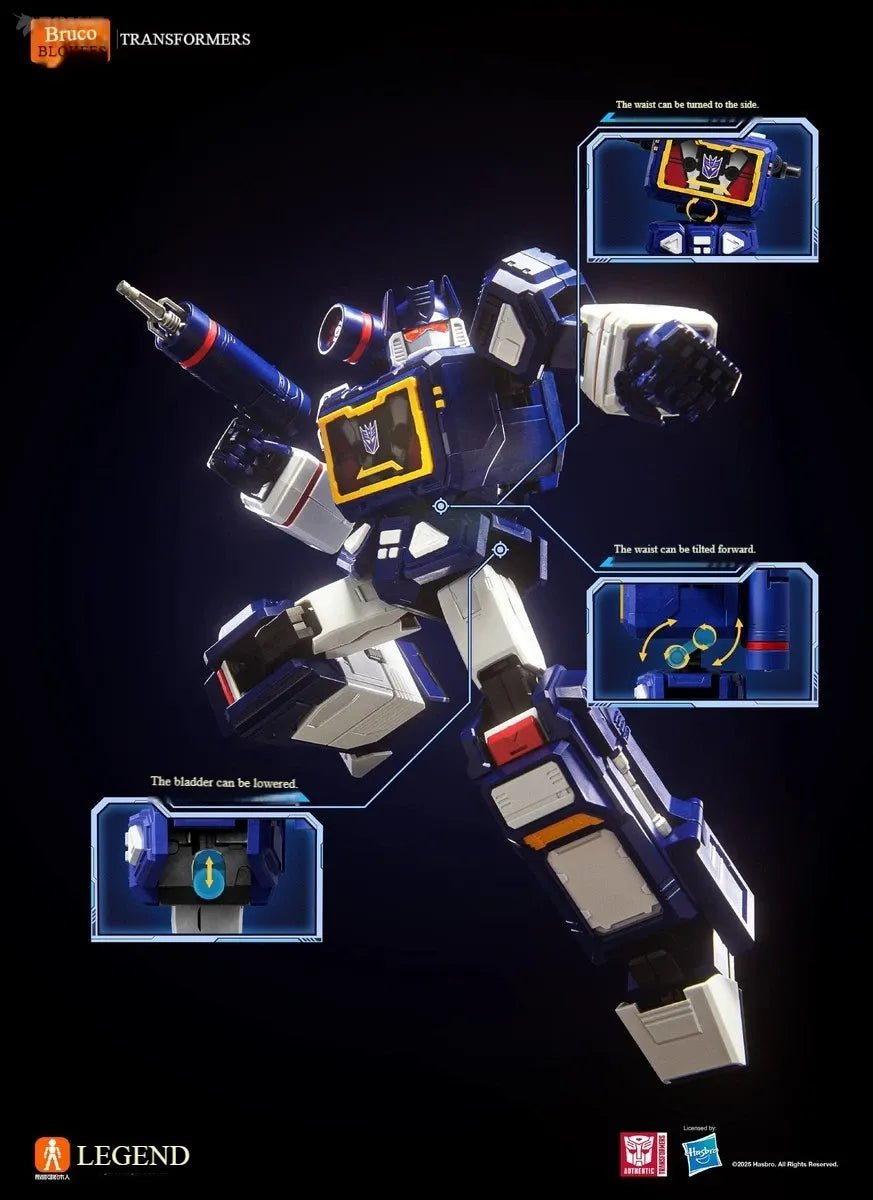 Blokees Transformers Soundwave Legend Action Edition 3 Assembly Model Kit Figure - Inaboxstore