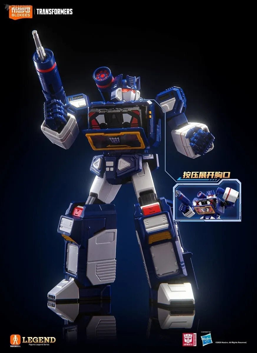 Blokees Transformers Soundwave Legend Action Edition 3 Assembly Model Kit Figure - Inaboxstore