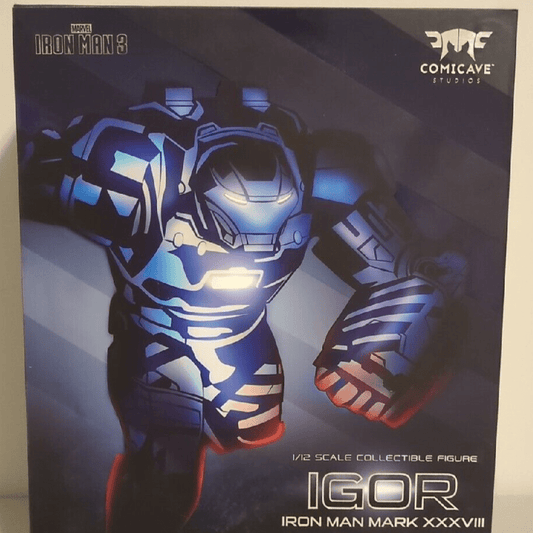 COMICAVE 1/12 SCALE COLLECTIBLE FIGURE IRON MAN MARK XXXVIII (38) IGOR - Inaboxstore