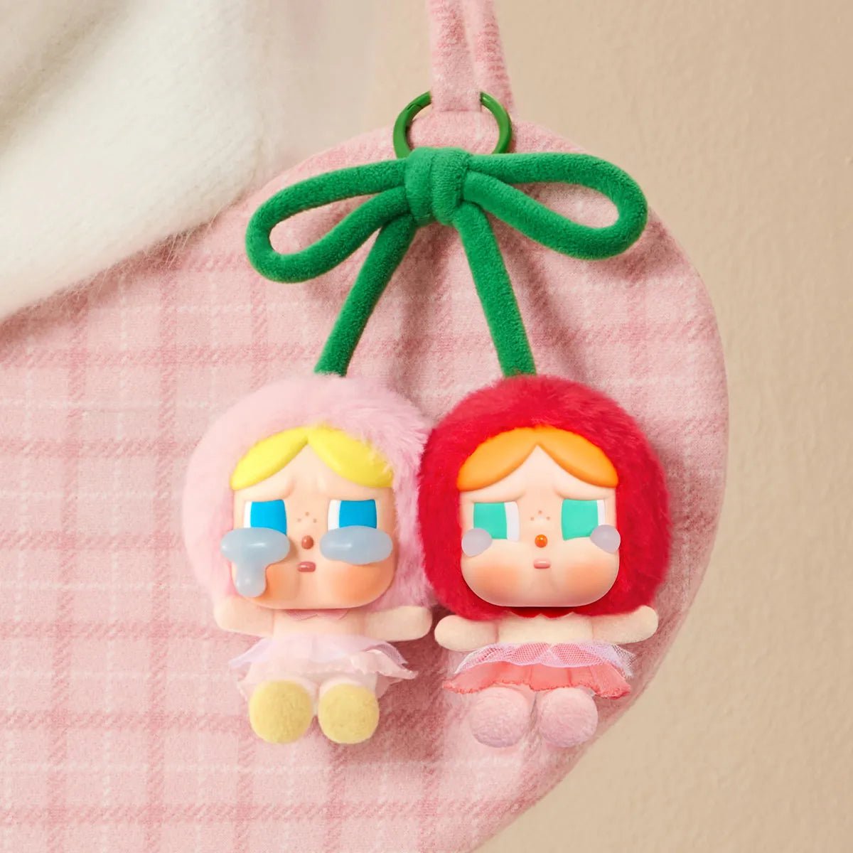 CRYBABY Crying For Love Series "Love You Cherry Much" Vinyl Plush Hanging Card 100% Authentic - Inaboxstore