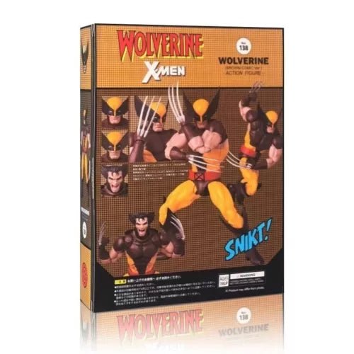 CT Toys MAF138 X - MEN Wolverine Action Figure COMIC Brown Suit Version - Inaboxstore