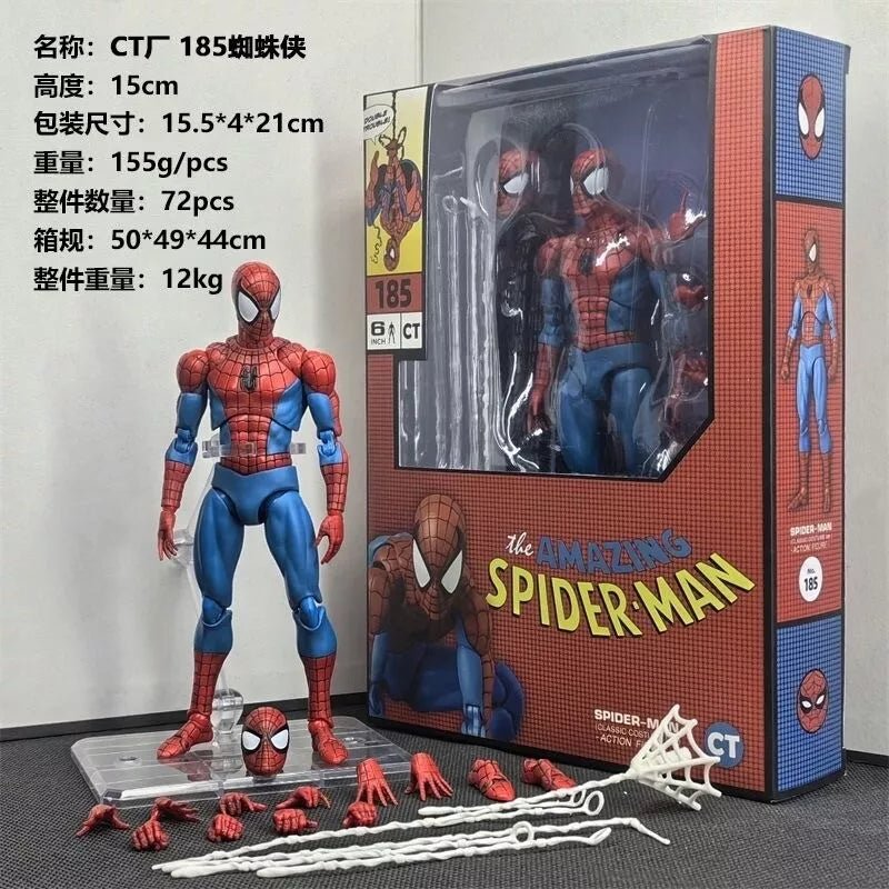 CT Toys MAFEX No.185 Spider - Man CLASSIC COSTUME Version - Inaboxstore