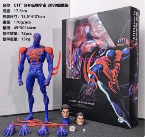 CT Toys Spider - Man 2099 S.H.Figuarts Action Figure Across the Spider - Verse Collectible - Inaboxstore