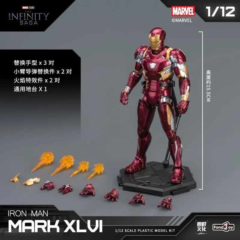 Fondjoy 1/12 MK46 Iron Man Model Kit - Inaboxstore