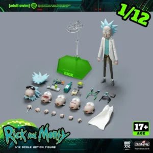 FondJoy Rick and Morty 1/12 Scale Action Figure Set – Rick Sanchez & Morty Smith - Inaboxstore