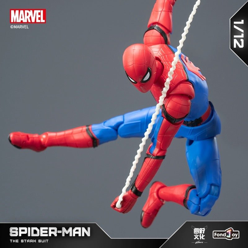Fondjoy – Spiderman The Stark Suit 1:12 Action Figure - Inaboxstore