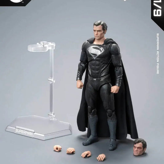 FondJoy Zack Snyder’s Justice League Superman Black Suit 2.0 Action Figure 1/9th Scale - Inaboxstore