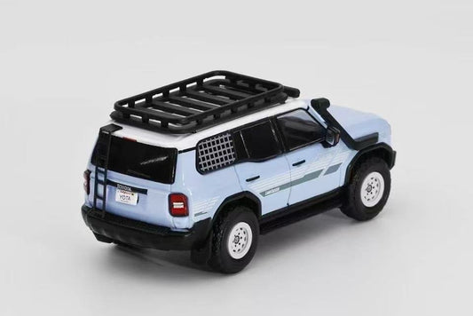 GCD 1/64 Diecast Toyota Land Cruiser Prado LC250 With Roof Box and Snorkel Kit Limited 500 only - Inaboxstore