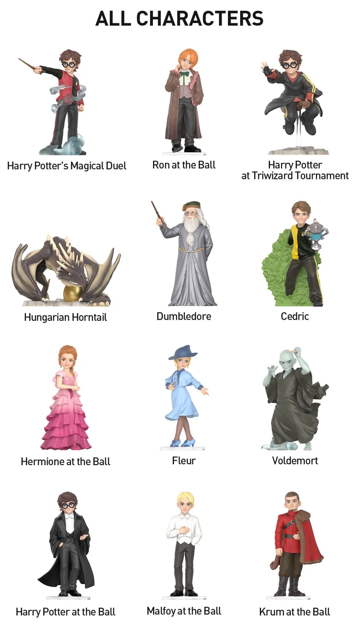 Harry Potter and the Goblet of Fire Series Figures blind box - 100% Authentic - Inaboxstore