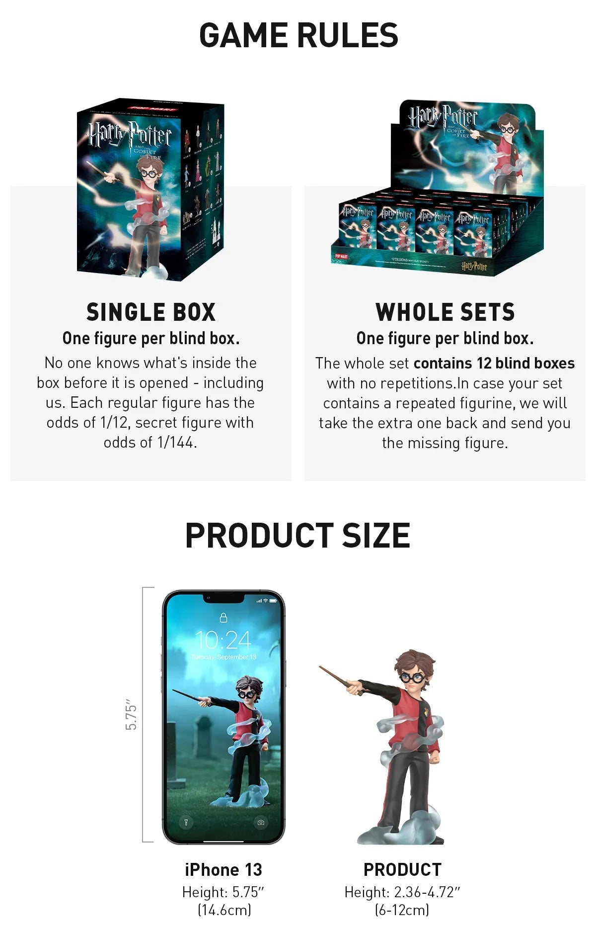 Harry Potter and the Goblet of Fire Series Figures blind box - 100% Authentic - Inaboxstore