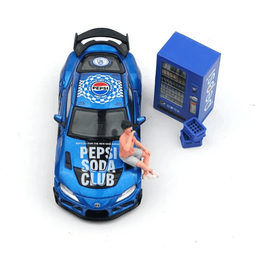 [HEC2025 Exclusive] DarwinPRO 66G WBK Supra A90 - Pepsi Edition 1:64 Scale - Inaboxstore