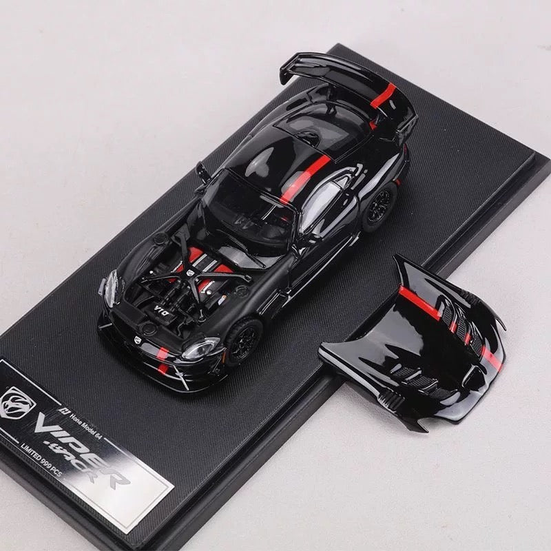 Hone Model 1:64 Dodge Viper ACR Magnetic Cover Version Alloy Car Model - Inaboxstore