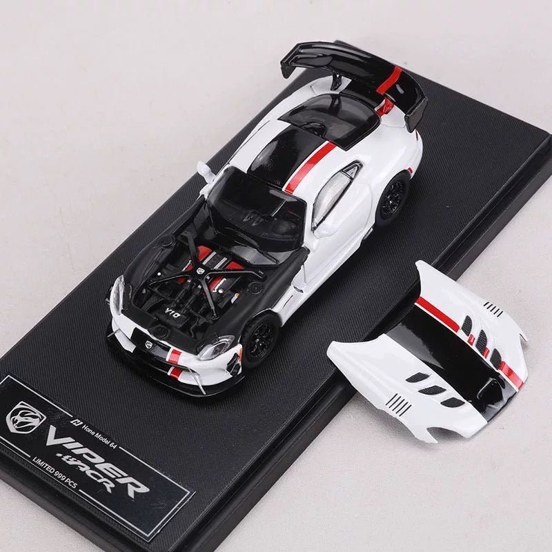 Hone Model 1:64 Dodge Viper ACR Magnetic Cover Version Alloy Car Model - Inaboxstore